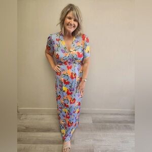 Nikki Poulos x Disney "Alice through the looking glass" Maxi Dress - Size L